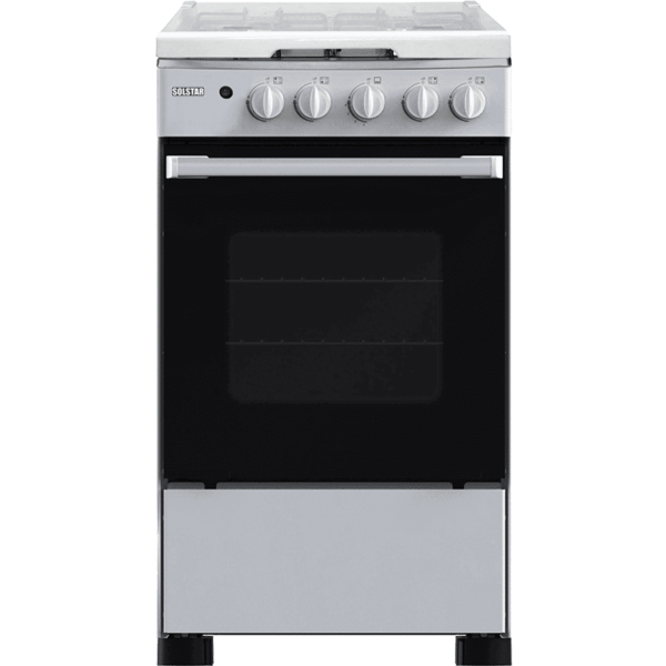 SOLSTAR 4 burner Standing Cooker - Black