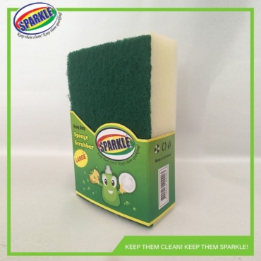 Sparkle Heavy Duty Sponge Scrubber Large
