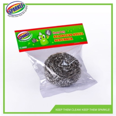 Sparkle Heavy Duty Stainless Steel Scrubber Small