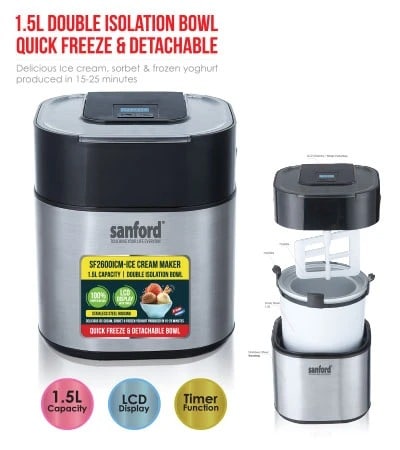 Sanford Ice Cream Maker SF-2600ICM