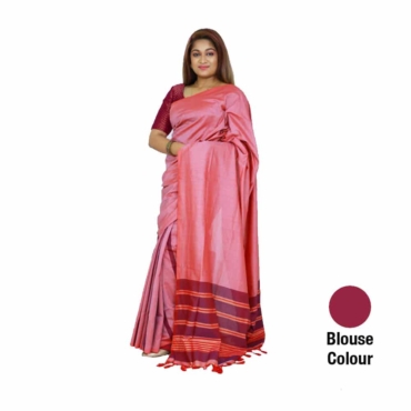 Cotton And Reyon Mixed Saree SR008