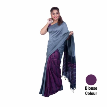Cotton And Reyon Mixed Saree SR122