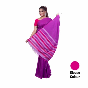 Cotton And Reyon Mixed Saree SR126