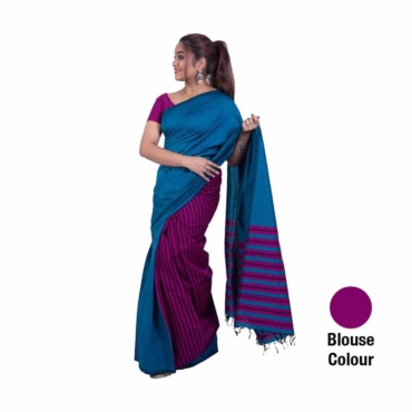 Cotton And Reyon Mixed Saree SR130