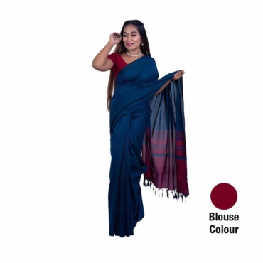 Cotton And Reyon Mixed Saree SR131