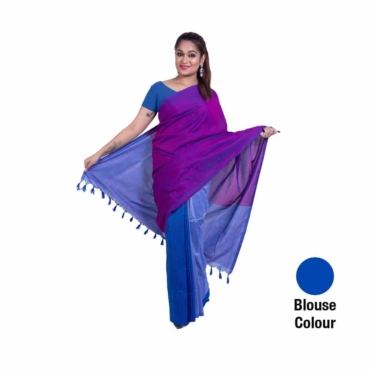 Cotton And Reyon Mixed Saree SR136