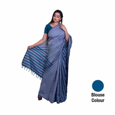 Cotton And Reyon Mixed Saree SR141