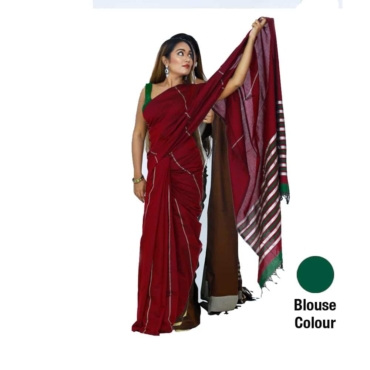 Pure Cotton Handloom Saree AK007
