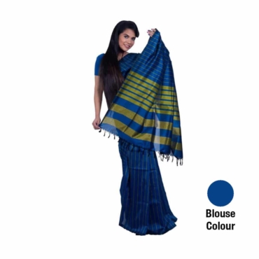 Rayon Saree Red and Green-R008