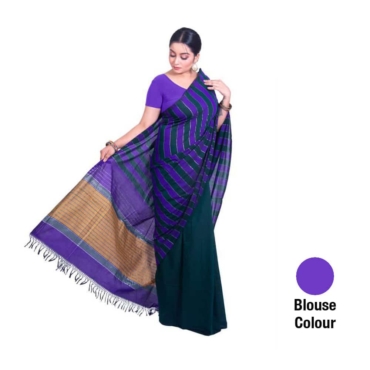 Rayon Saree Red and Green-R024