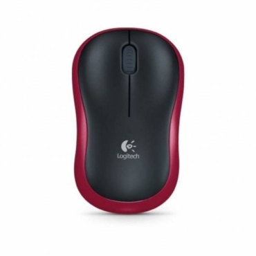 LOGITECH M185 WIRELESS MOUSE RED